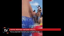 Florya plajındaki Suriyeli grup tartışma yarattı