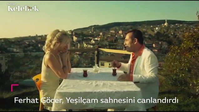 Ferhat Göçer, sevgilisi Ömür Gedik ile Yeşilçam sahnesini canlandırdı