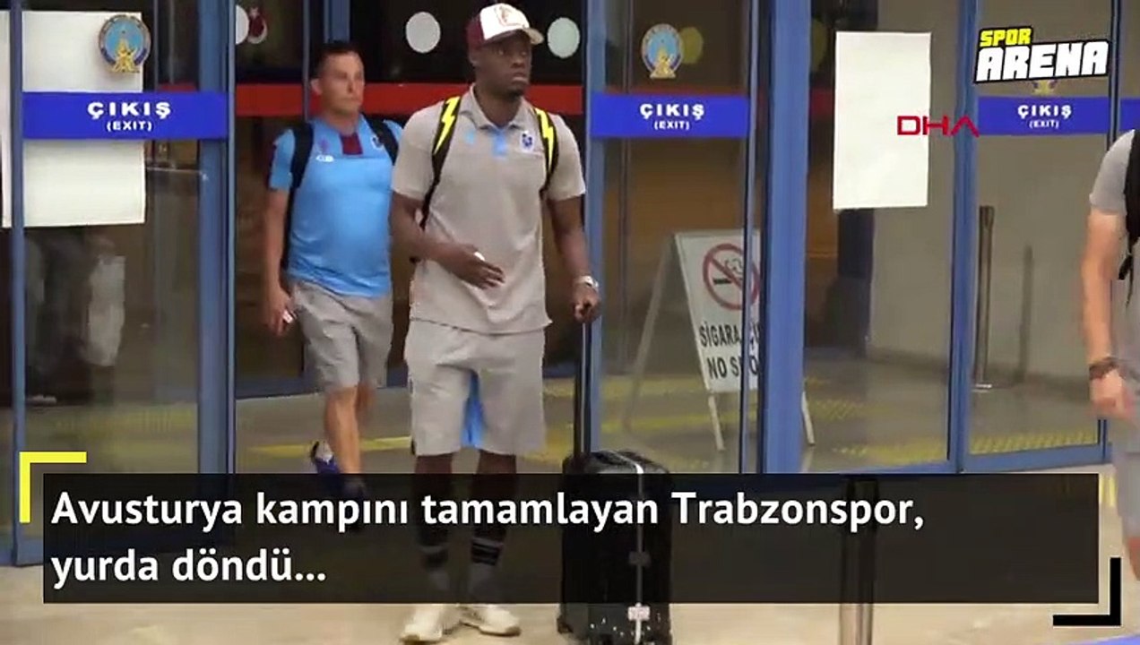 Trabzonspor kafilesi Trabzon'a döndü