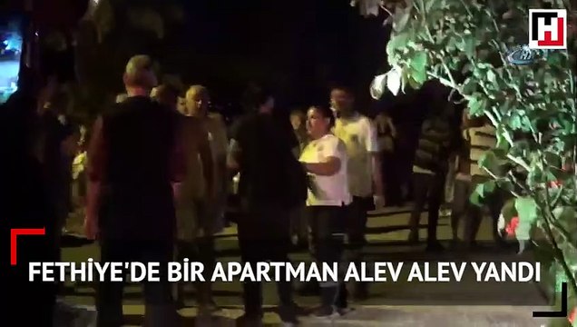 Evinin yanışını gözyaşları içinde izledi