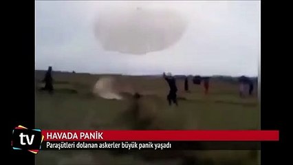 Havada panik anları