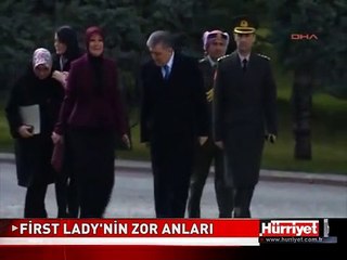 FİRST LADY'NİN ZOR ANLARI