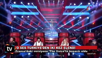 ‘O Ses Türkiye’den iki kez elenen Türk kızı Fransa’da kazandı