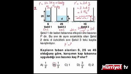 FİZİK SORULARININ ÇÖZÜMLERİ