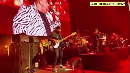 CARIMI live performance 15 octobre 2022 à l’accor arena de Bercy à Paris.