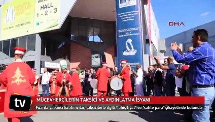 Mücevhercilerin taksici ve aydınlatma isyanı