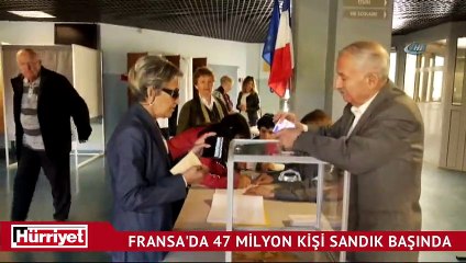 Fransa’da 47 milyon kişi sandık başında