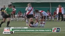 Kadınların futbol maçında savaş