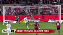 Mevlüt Erdinç St. Etienne'ni galibiyete taşıdı