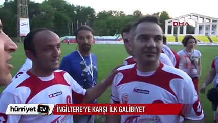Türkiye İngiltere'ye karşı tarihinden ilk galibiyetini aldı