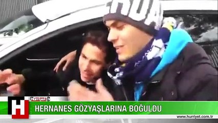 LAZIO'DAN AYRILAN HERNANES GÖZYAŞLARINA BOĞULDU