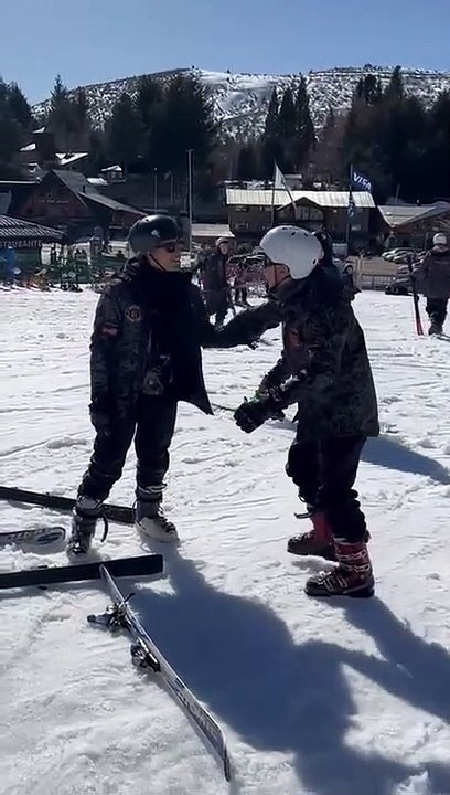 Skier Loses Control and Collides with Another S...