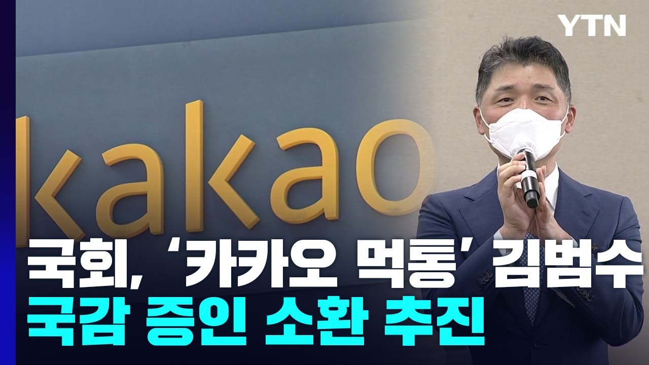 국회, '카카오 먹통'에 김범수 국감 증인 소환 추진 / YTN