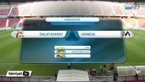 Galatasaray'ın Udinese maçı yarıda kaldı
