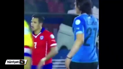 Futbol maçında şaşırtan hareket