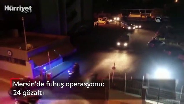 Son dakika haber... Mersin'de fuhuş operasyonu: 24 gözaltı