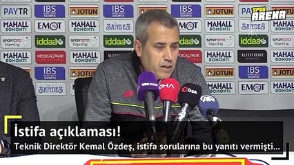 Göztepe'de Kemal Özdeş ile yollar ayrıldı!