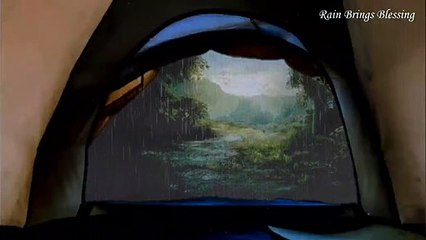 Soft And Comfortable Rain Sounds In Tent - Fall Asleep In 10 Minutes Or Less
