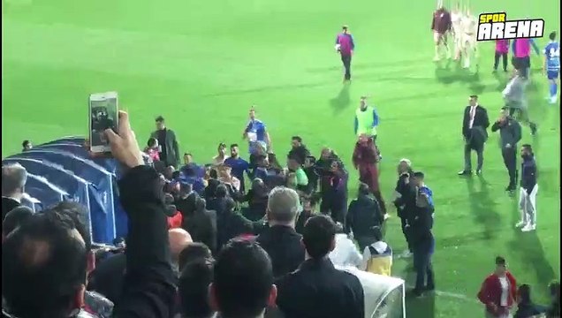 Tuzlaspor-Galatasaray maçı sonrası olay çıktı!