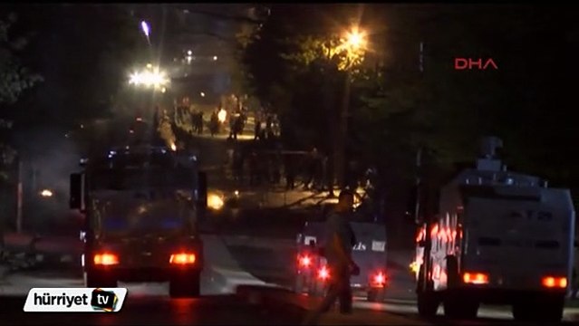 Gazi Mahallesi'nde olaylı gece