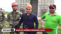 Gaziler yeniden komando oldu