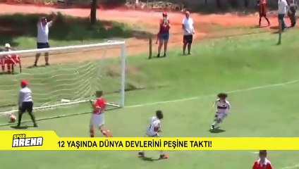 Dev kulüpler 12 yaşındaki bu yeteneğin peşinde!
