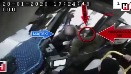 Otobüs duraklarında yankesicilik kamerada