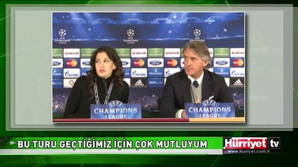 MANCINI: "BU TURU GEÇTİĞİMİZ İÇİN MUTLUYUM"