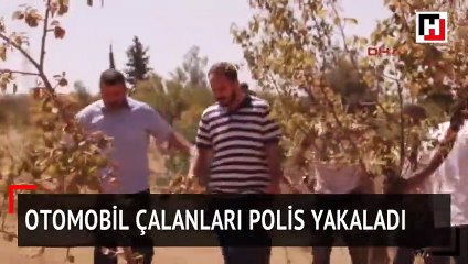 Otomobil çalanları polis kovalamaca sonunda yakaladı