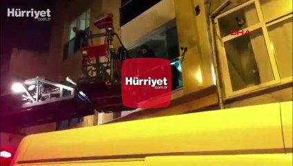 Gaziosmanpaşa'da kaçırılan şüphelinin yakalanma anı kamerada