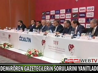 YILDIRIM DEMİRÖREN SORULARI CEVAPLADI