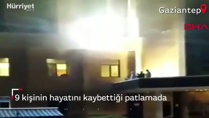 9 kişinin hayatını kaybettiği patlamada yaşanan panik anları kamerada