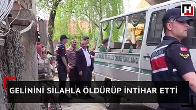 Gelinini silahla öldürüp intihar etti