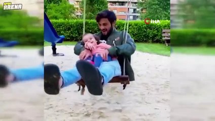 Marcelo Saracchi'nin çocuğu ile keyifli anları