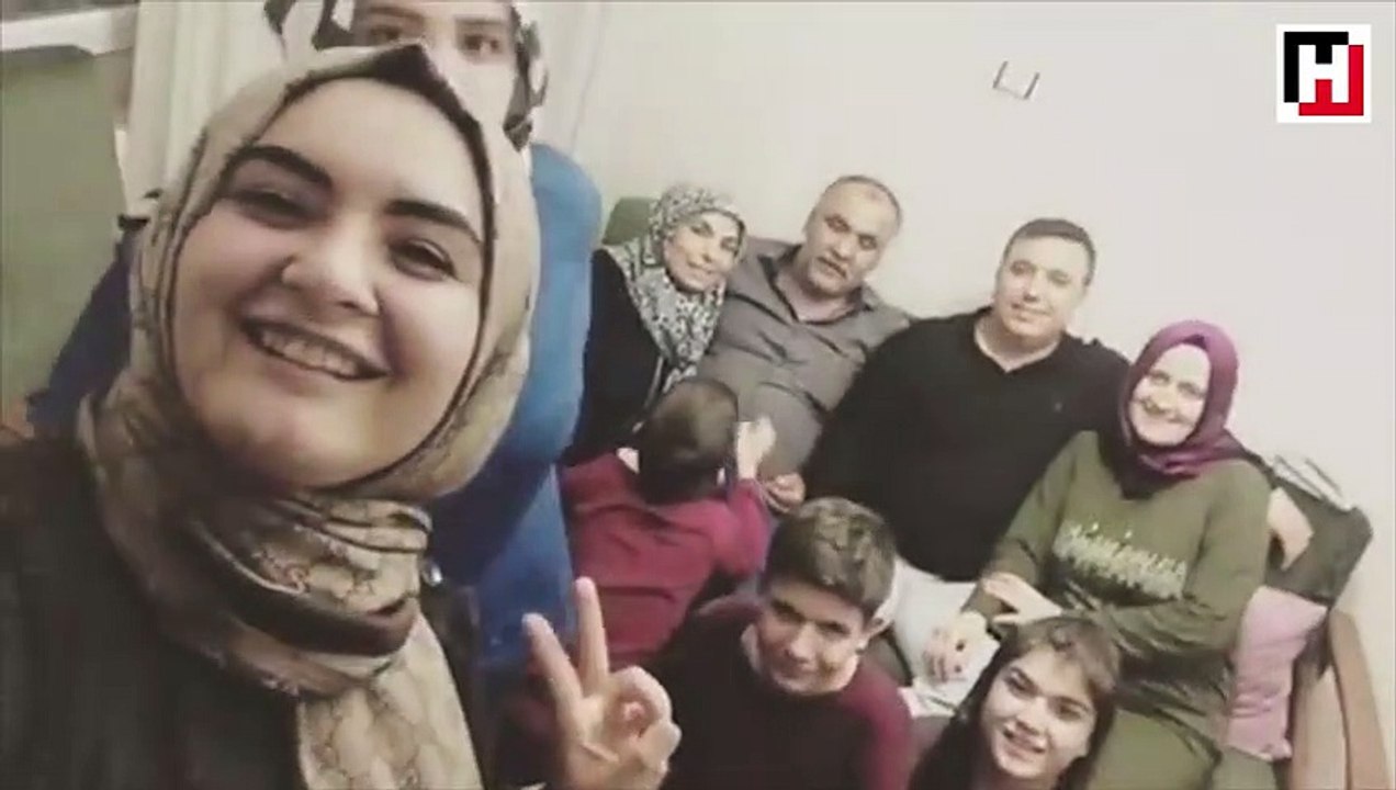 Hanife ailesiyle çektiği videoyu paylaştı