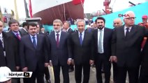 Türkiye'nin ilk yerli sismik araştırma gemisi 'MTA Turkuaz' denize indirildi