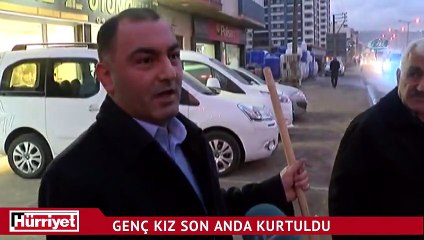 Ölüm genç kızı böyle teğet geçti!