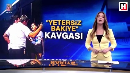 İstanbul'daki halk otobüsünde gergin anlar