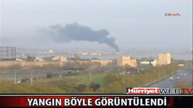 Haydarpaşa garı böyle yandı