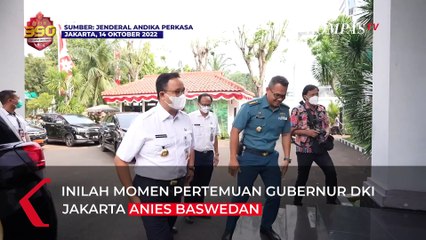 Momen Anies Baswedan Bertemu dengan Panglima TNI Jenderal Andika, Ada Apa?