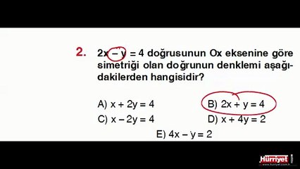 GEOMETRİ SORULARININ ÇÖZÜMLERİ