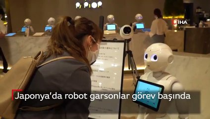Japonya’da robot garsonlar görev başında