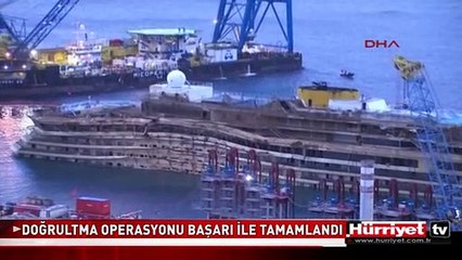 BATAN DEV YOLCU GEMİSİ CONCORDİA'YI BÖYLE ÇEVİRDİLER