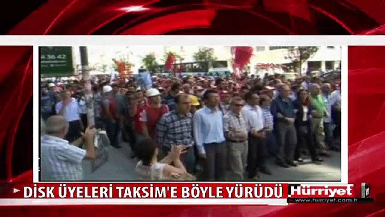 TAKSİM'E BÖYLE YÜRÜDÜLER! TAKSİM GEZİ PARKI OLAYLARI