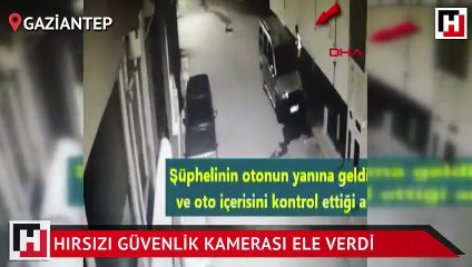 Çaldığı televizyonu taşırken kameralara yakalandı