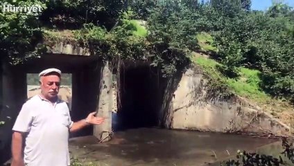 Giresun’da çöken menfez için daha önce uyaran Ahmet Amca: Belliydi