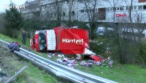 Tem Otoyolu Ankara istikametinde kaza