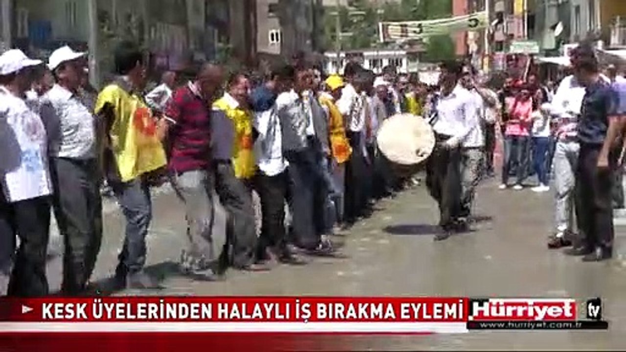 HAKKARİ'DE HALAYLI İŞ BIRAKMA EYLEMİ! TAKSİM GEZİ PARKI OLAYLARI