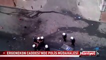 ERGENEKON CADDESİ'NDE POLİS MÜDAHALESİ