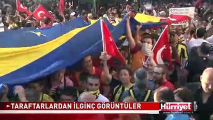 GEZİ'YE TARAFTARLARDAN BÜYÜK DESTEK